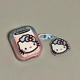 Cute Kitty AirPods Case Cover with Charm - HelloAnimeCases